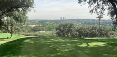 Madrid Skyline from 1st tee - Club de Campo