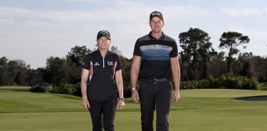 Henrik Stenson and Annika Sorenstam