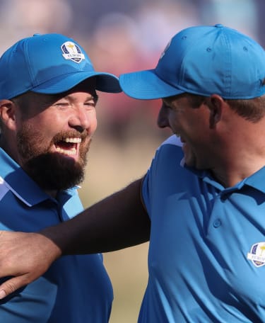 Team Europe bid to extend lead in four-balls after foursomes clean sweep