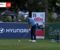 Matteo Manassero birdies par-three 15th after concern over tee shot