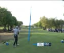 Rory McIlroy nearly makes an ACE on the par 4 18th!