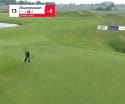 Johanna Gustavsson holes monster putt at the 13th