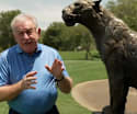 The story behind the sculptures on the tee boxes at Leopard Creek