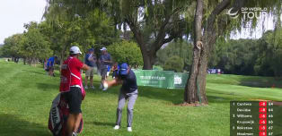 WATCH: Coussaud chips in from the rough