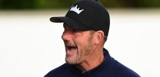 Alex Cejka leads Senior Open after extremely testing third round at Royal Porthcawl