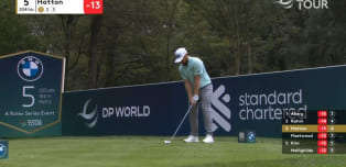 Tyrrell Hatton nearly ACES par three fifth