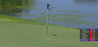 WATCH: Paratore near ace at the 5th