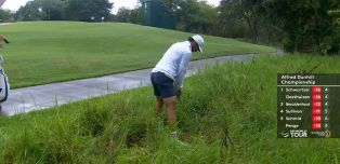 WATCH: Marco Penge plays 'miraculous' recovery