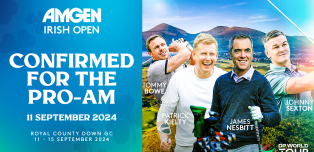 Patrick Kielty, Johnny Sexton, James Nesbitt & Tommy Bowe to take part in Amgen Irish Open Pro-Am