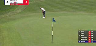 WATCH: Luke Donald rolls in long birdie putt to continue fine start