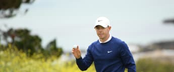 McIlroy happy with Pebble Beach start
