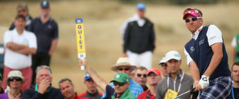 Poulter spurred on by home support