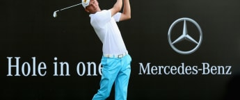 Mercedes-Benz on offer at Omega Dubai Desert Classic