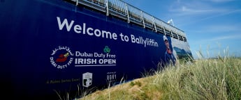 On the tee at the Dubai Duty Free Irish Open
