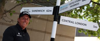 Phil gets on his bike!