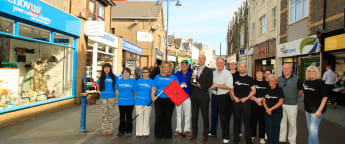 Senior Open stars visit Official Charities