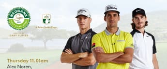 On the tee: at the Nedbank Golf Challenge