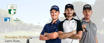 On the tee at the Turkish Airlines Open