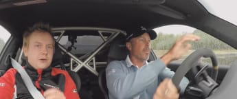 Kuchar goes behind the wheel