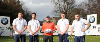 BMW PGA meets England Rugby in Trick Shot Challenge