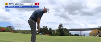 WATCH: Marc Leishman's incredible putt with an iron