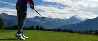 On the tee: at the Omega European Masters