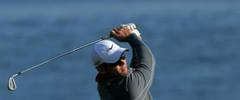 Casey shares lead at Pebble Beach