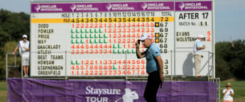 Excellent Evans leads by one at Hanbury Manor