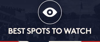 Best spots to watch