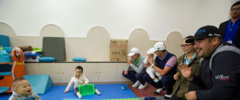 Swedish stars join local pros at Chongqing orphanage