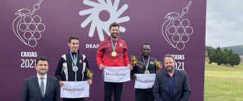 Allen John wins second gold medal at Deaflympics