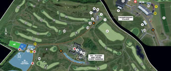 Site Map for the Hero Open 2022