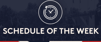 Schedule of the week