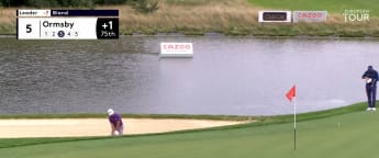 Ormsby holes out from the bunker