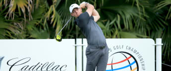 On the tee at the WGC-Cadillac Championship