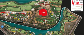 Abu Dhabi HSBC Championship - Site Map 