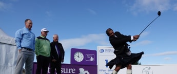 Campbell kilts himself out ahead of Scottish Senior Open 