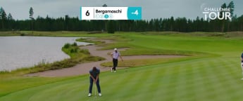 Filippo Bergamaschi lasered in and tied for the lead