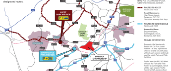 Travel Map - BMW PGA Championship