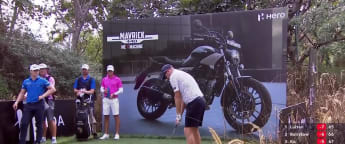 Southgate nearly holes out for ace at 12