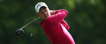 On the tee: at the BMW PGA Championship