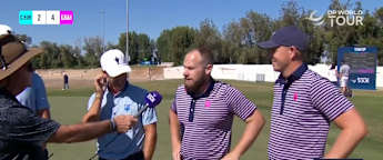 Team Cup morning foursomes, match 1: It's a pretty fair result