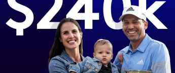 Golfers giving their support