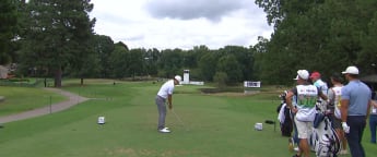 Kang nearly makes an ace