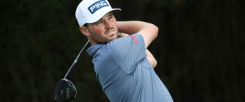 Sharvin saves the best until last to take first round lead at English Championship