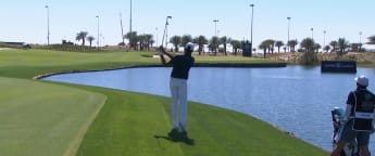 Finau hits great approach into 13