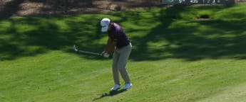 Orsmby chips in from off the green at 9