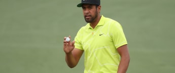 Finau gets surprise from NFL great at Augusta