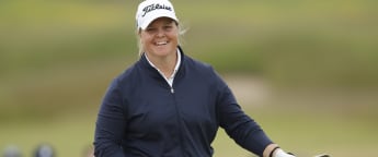 History maker Hedwall hits the front