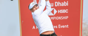 Poulter delves into his golfing archive in windy Abu Dhabi